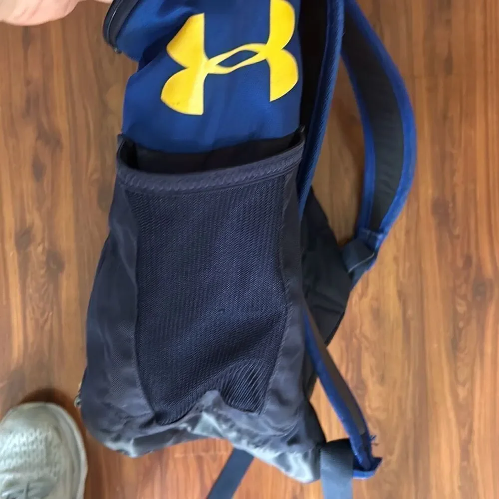Under Armour Steph Curry large blue navy backpack knapsack